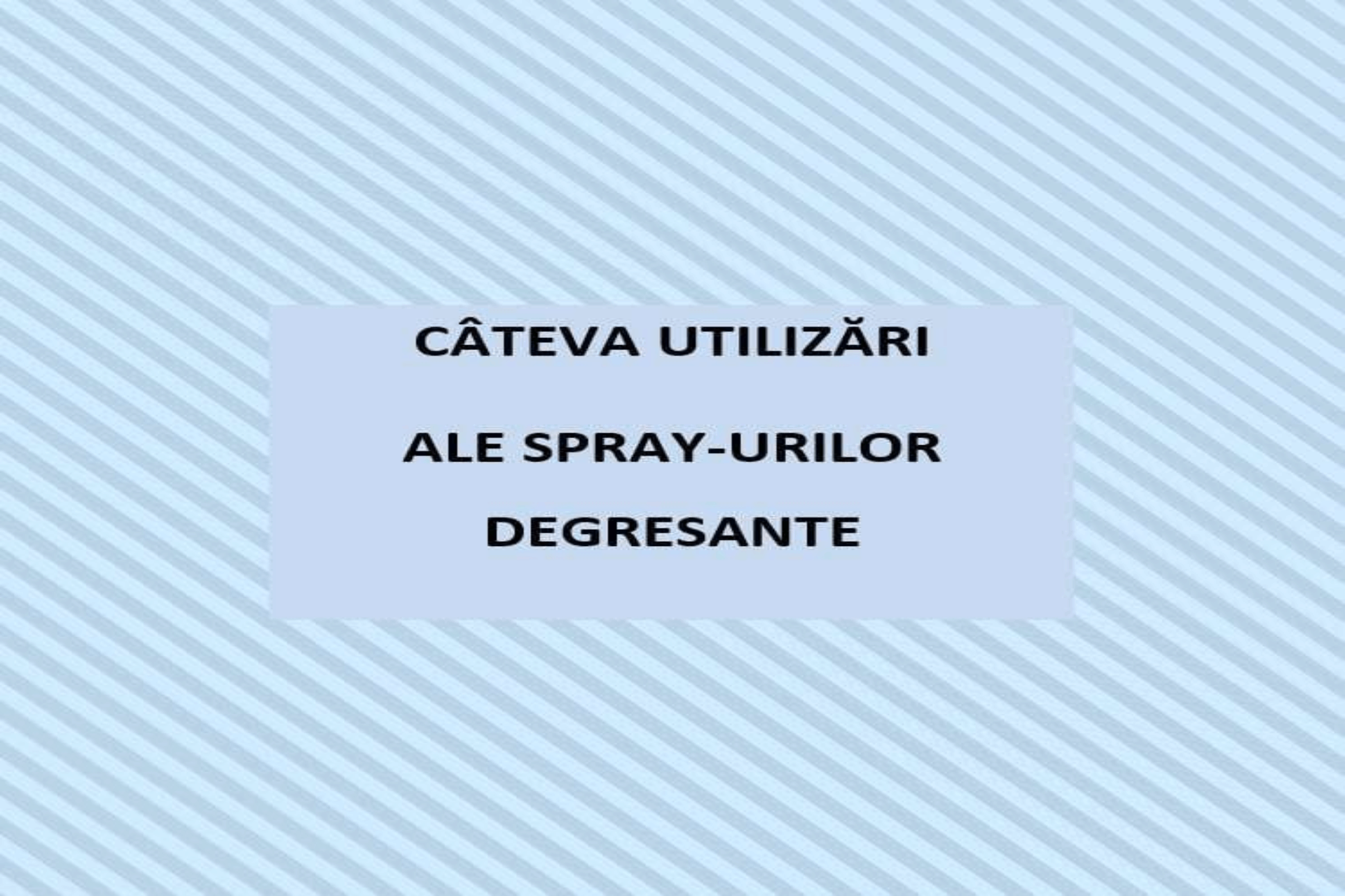 spray degresant