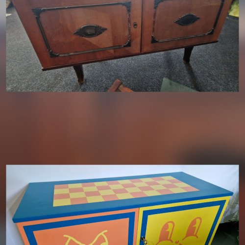 Restaurare și Recondiționare Creativă: Comodă Retro