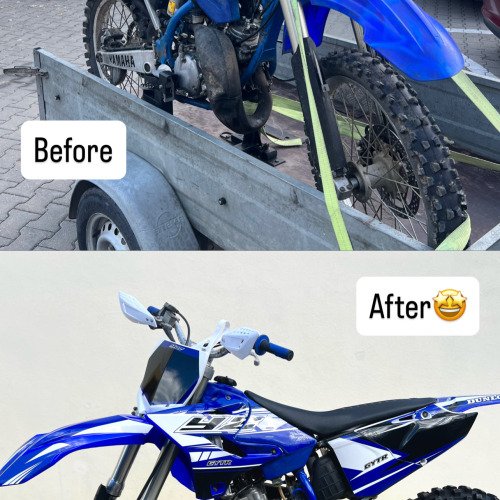 Yamaha Yz 125, DE LA EPAVĂ LA BIJUTERIE!